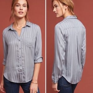 Anthropologie Cloth + Stone Grace Button Down